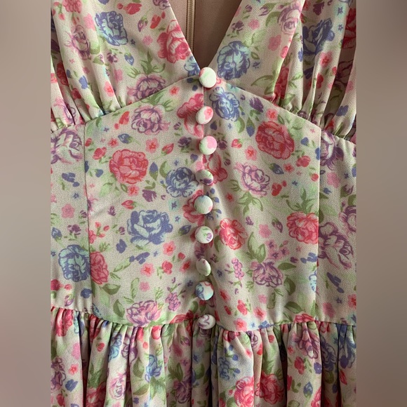 LPA Iga Dress in Devon Floral XS Never Worn with Original Tags - Picture 5 of 9
